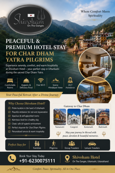 Peaceful and Premium Hotel Stay for Char Dham Yatra Pilgrims