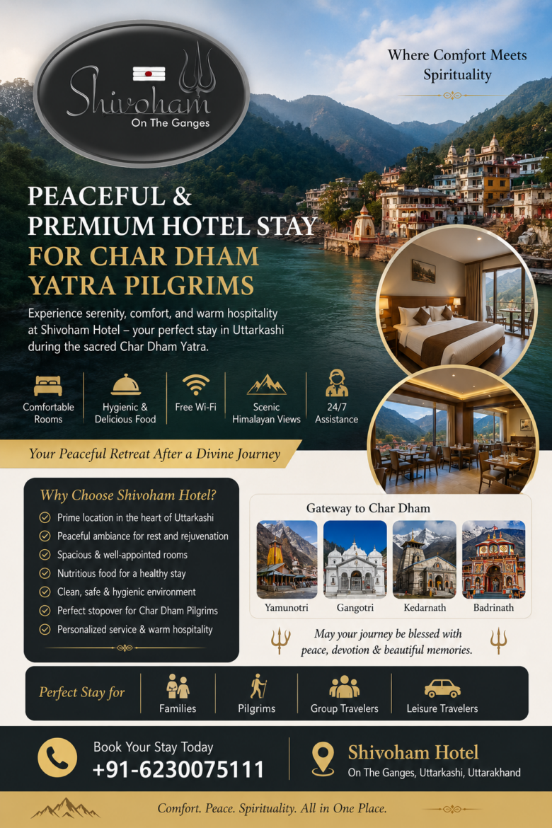 Peaceful and Premium Hotel Stay for Char Dham Yatra Pilgrims